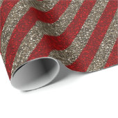 きらびやかな対角ストライプの絶品 ラッピングペーパー (ロールコーナー)