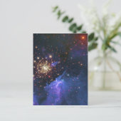 きらびやかな星団と星間ガス雲 ポストカード (スタンド正面)