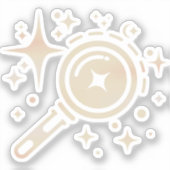 きらびやかな星、無限デジタル時代のビーコン シール (正面)