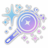 きらびやかな星、無限デジタル時代のビーコン シール (正面)