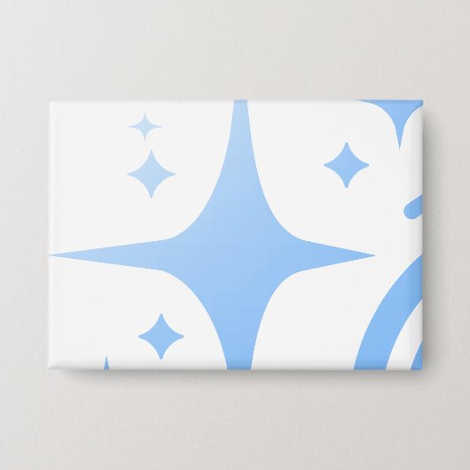 きらびやかな星、無限デジタル時代のビーコン 缶バッジ (正面)