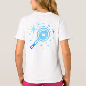 きらびやかな星、無限デジタル時代のビーコン Tシャツ (裏面)