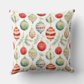 きらびやかな木の上の宝物クリスマス クッション (裏面)