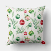 きらびやかな木の上の宝物クリスマス クッション (裏面)