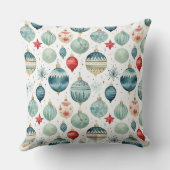 きらびやかな木の上の宝物クリスマス クッション (裏面)