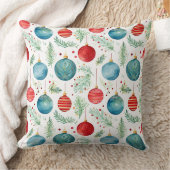 きらびやかな木の上の宝物クリスマス クッション (ブランケット)