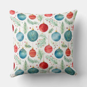 きらびやかな木の上の宝物クリスマス クッション (裏面)