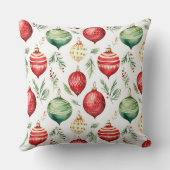 きらびやかな木の上の宝物クリスマス クッション (裏面)