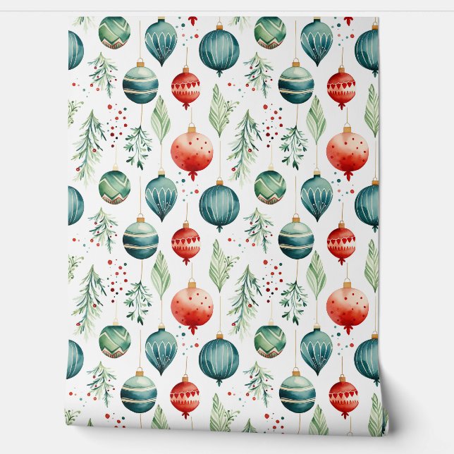 きらびやかな木の上の宝物クリスマス 壁紙 (ほどく)