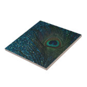 きらびやかな水の孔雀 タイル (側面)