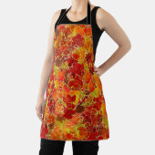 きらびやかな秋メープル葉の エプロン (インサイチュ)