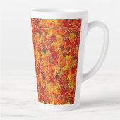 きらびやかな秋メープル葉の カフェラテマグ (右)