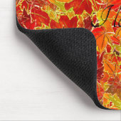 きらびやかな秋/紅葉 マウスパッド (コーナー)