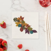 きらびやかな紅葉 スタンダードカクテルナプキン (インサイチュ)