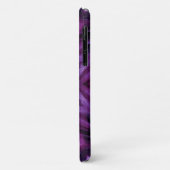 きらびやかな紫の万華鏡のように千変万化するパターンハートグラデーション Case-Mate iPhoneケース (裏面/左)