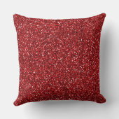 きらびやかな赤グラデーション大理石 クッション (裏面)