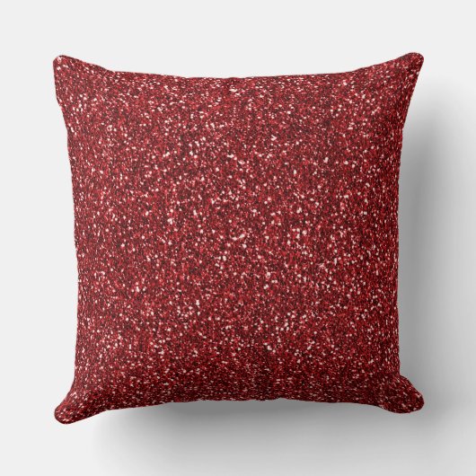 きらびやかな赤グラデーション大理石 クッション (裏面)