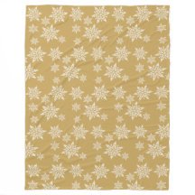 きらびやかな金ゴールドと白いクリスマスの雪