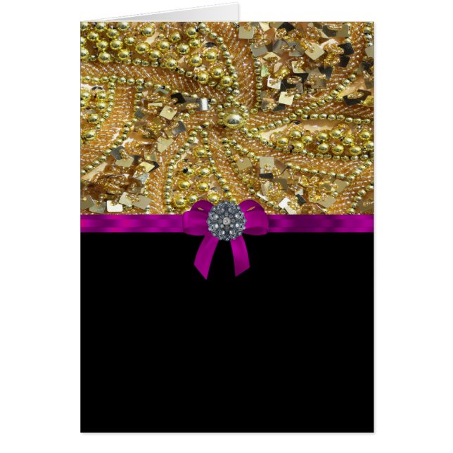 きらびやかな金ゴールドと黒 (正面)