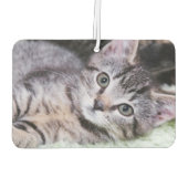 きらびやかな金ゴールドグラムブラシスクリプト名 カーエアーフレッシュナー (裏面)