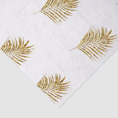 きらびやかな金ゴールドパームズトロピカルウェディングお祝い 薄葉紙 (詳細)