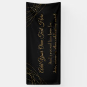 きらびやかな金ゴールドライトストリング独自の文字を追加 横断幕 (縦)