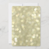 きらびやかな金ゴールド卒業写真のお知らせ 案内状 (裏面)