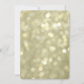 きらびやかな金ゴールド卒業写真のお知らせ 案内状 (裏面)