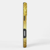 きらびやかな金パーソナライズされた色 iPhoneケース (右側面)