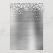 きらびやかな銀箔カクテルバー メニュー (裏面)