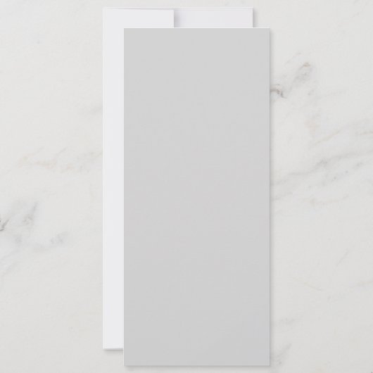 きらびやかな銀箔キンセアニラ 招待状 (裏面)