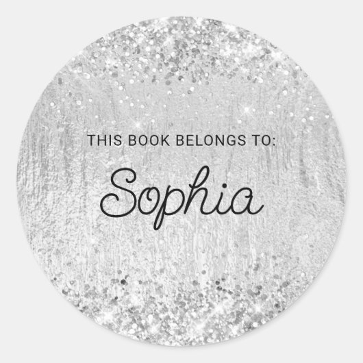 きらびやかな銀釉テクスチャー集 ラウンドシール (正面)