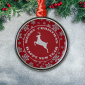 きらびやかな雪の結晶シルバートインデア メタルオーナメント