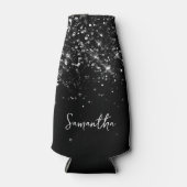 きらびやかな黒いスクリプト名 ボトルクーラー (正面)