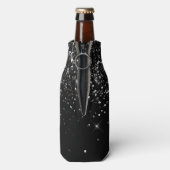 きらびやかな黒いスクリプト名 ボトルクーラー (ボトル裏面)