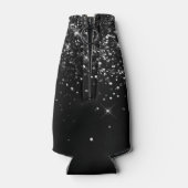 きらびやかな黒いスクリプト名 ボトルクーラー (裏面)