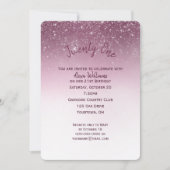 きらびやかな21歳の誕生日パーティー 招待状 (正面)