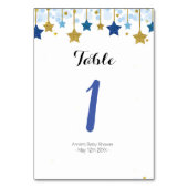 きらめきのきらめきのモダンなテーブル数 テーブルナンバー (裏面)