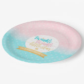 きらめきのきらめきは少し星の性シャワーを明らかにします ペーパープレート (アングル)