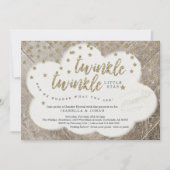 きらめきのきらめきは少し星の性パーティーを明らかにします 招待状 (正面)