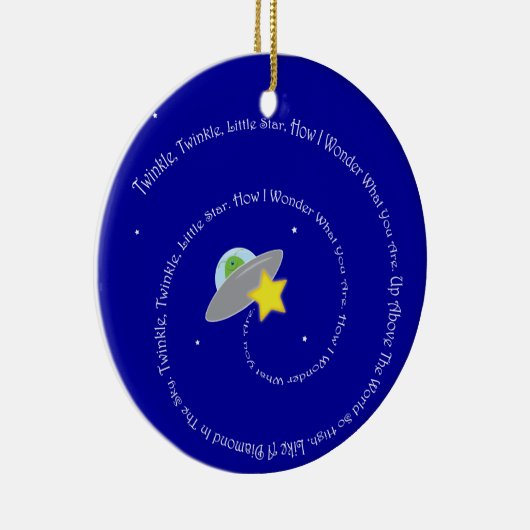 きらめきのきらめき少し星のオーナメント セラミックオーナメント (右)