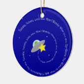 きらめきのきらめき少し星のオーナメント セラミックオーナメント (左)