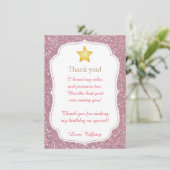 きらめきのきらめき少し星のサンキューカード サンキューカード (スタンド正面)