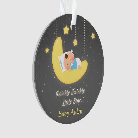 きらめきのきらめき少し星のベビーの子供部屋の装飾 オーナメント (正面)