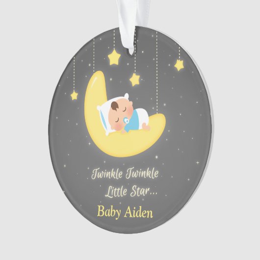 きらめきのきらめき少し星のベビーの子供部屋の装飾 オーナメント (正面)