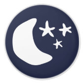 きらめきのきらめき少し星の子供の子供部屋の寝室 セラミックノブ (正面)