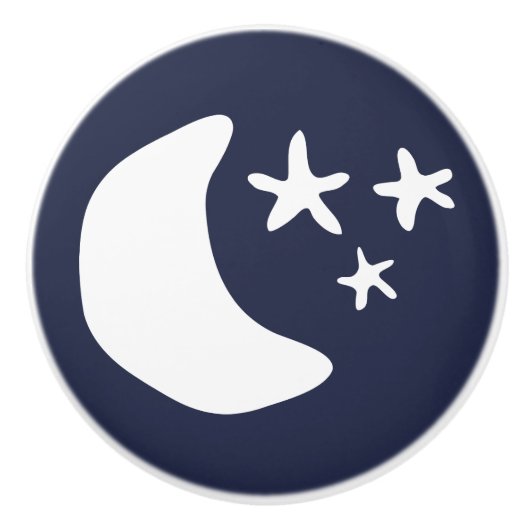 きらめきのきらめき少し星の子供の子供部屋の寝室 セラミックノブ (正面)