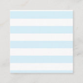 きらめきのきらめき少し星の青いおむつのラッフル エンクロージャーカード (裏面)