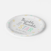きらめきのきらめき少し星-紙皿 ペーパープレート (アングル)