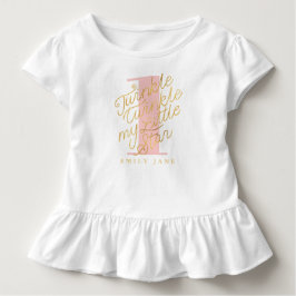 きらめきのきらめき私の小さい星 トドラーTシャツ